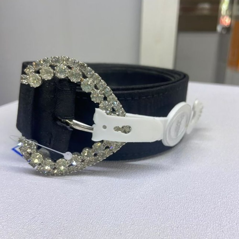 Vintage Christian Dior Heart Shaped Buckle Belt